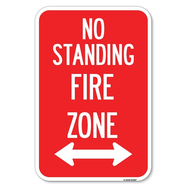 Signmission Safety Sign, 12 in Height, Aluminum, 18 in Length, 23587 A-1218-23587 - main